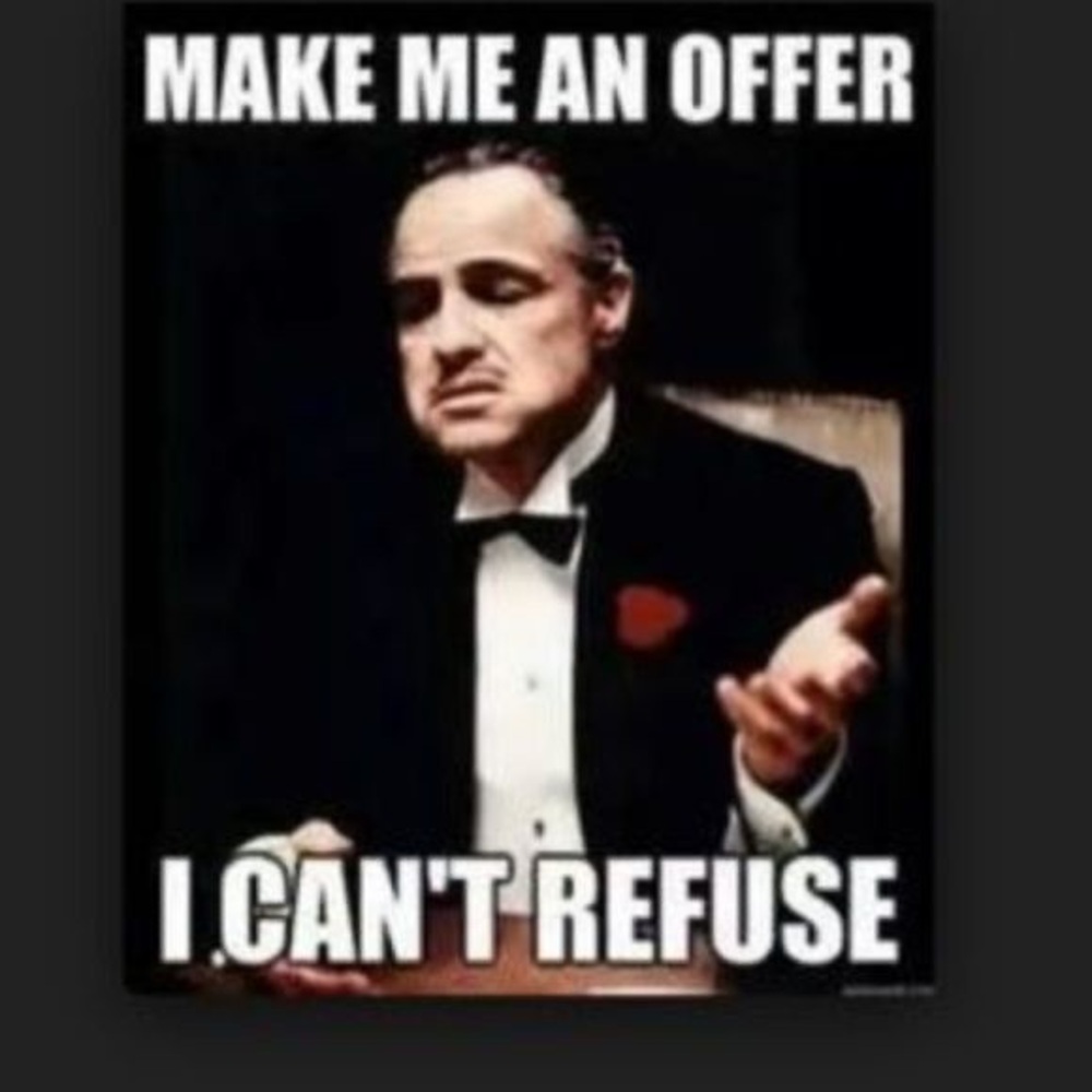 Offers welcomed